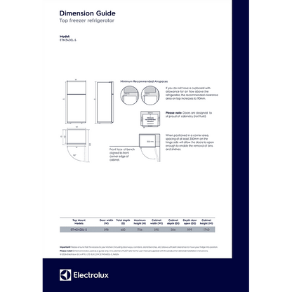 Electrolux 700 Series 341 Litres 1 Star Frost Free Double Door Refrigerator with AI AutoSense (ETM3400L-B, Matt Charcoal Black)