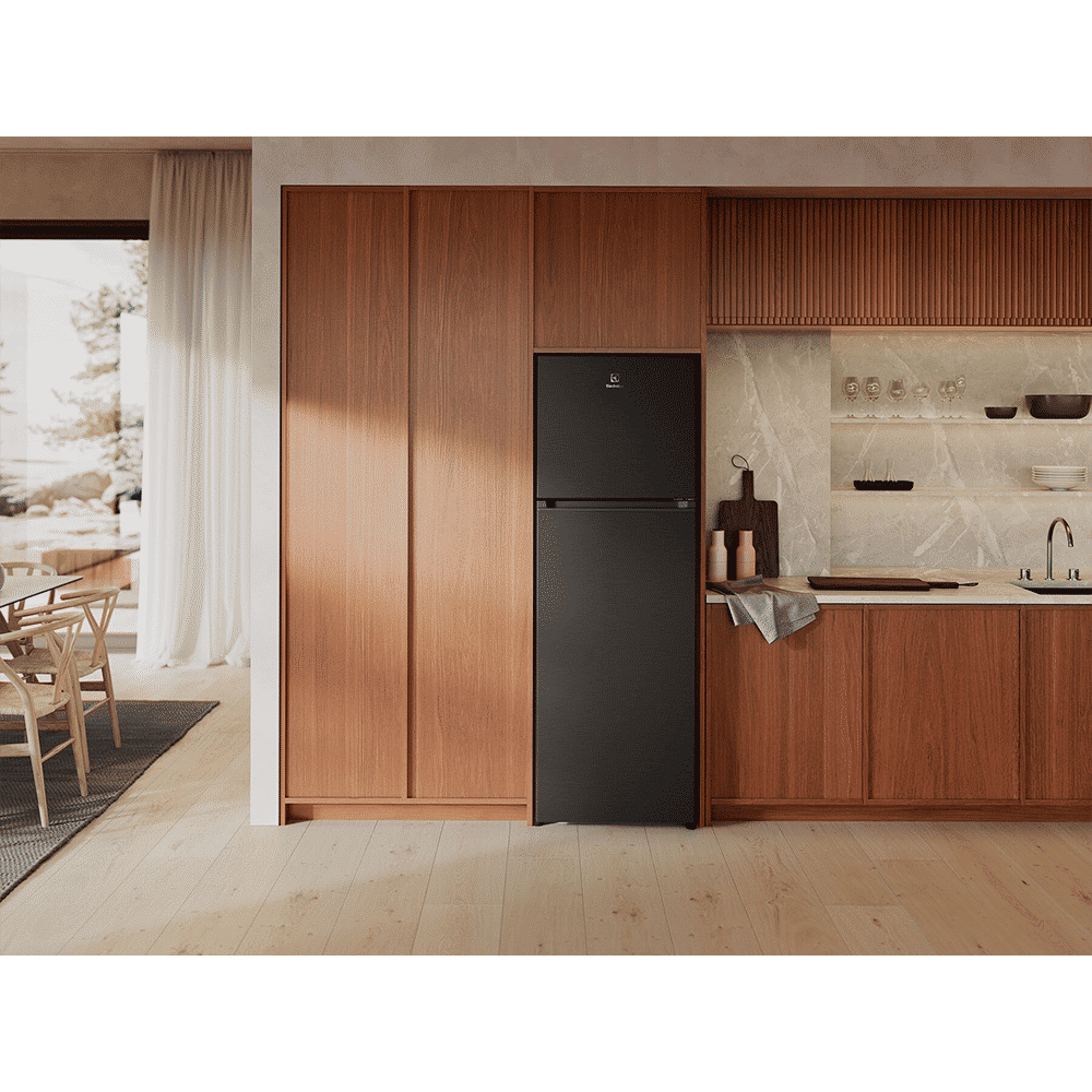 Electrolux 700 Series 341 Litres 1 Star Frost Free Double Door Refrigerator with AI AutoSense (ETM3400L-B, Matt Charcoal Black)