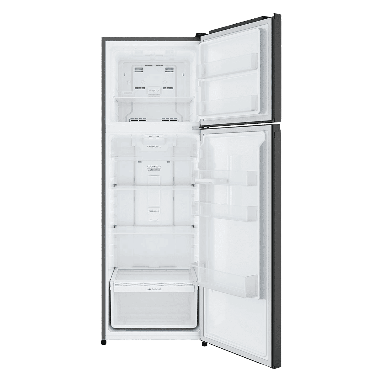 Electrolux 700 Series 341 Litres 1 Star Frost Free Double Door Refrigerator with AI AutoSense (ETM3400L-B, Matt Charcoal Black)