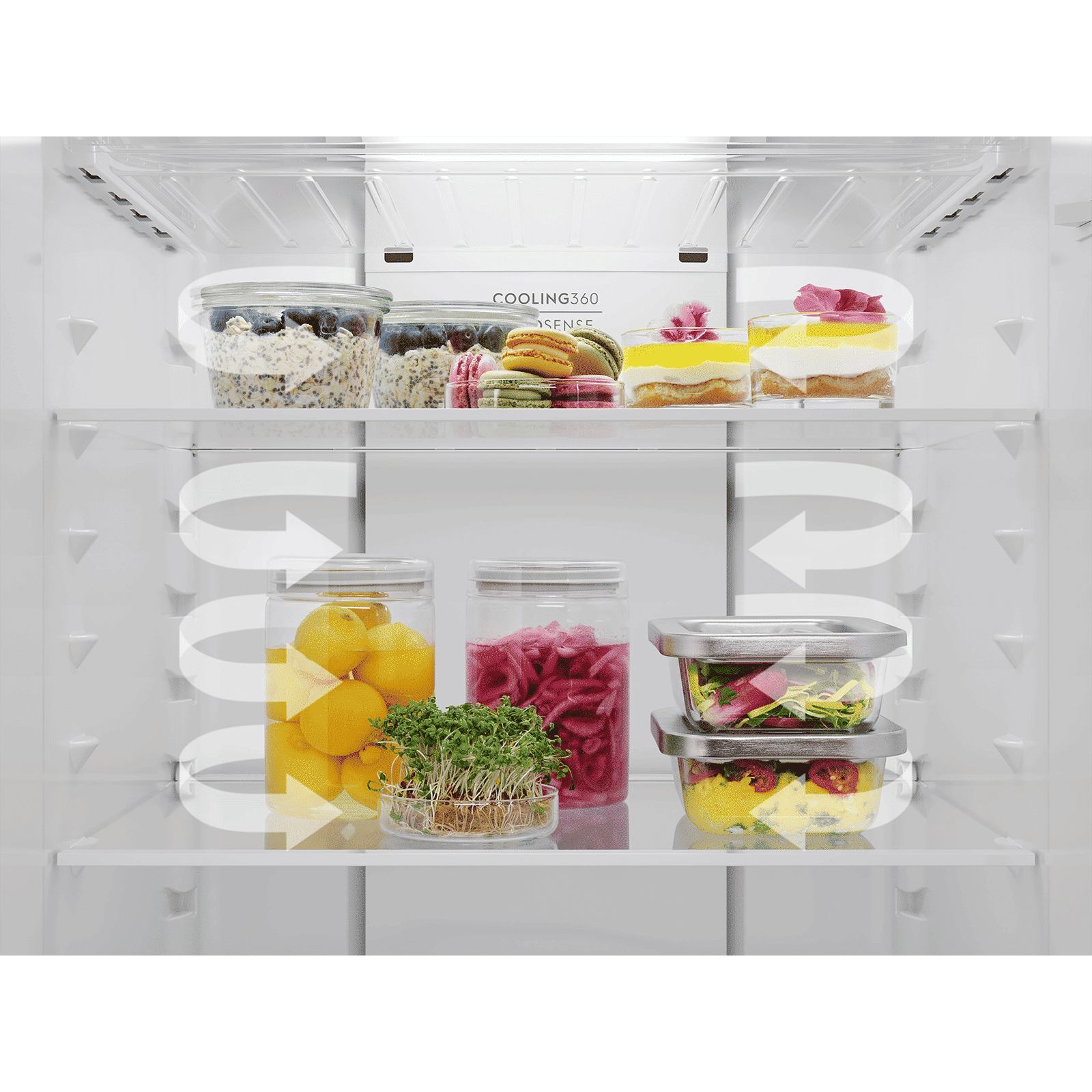 Electrolux 700 Series 503 Litres 1 Star Frost Free Double Door Refrigerator with AI AutoSense (ETM5002C-S, Steel)