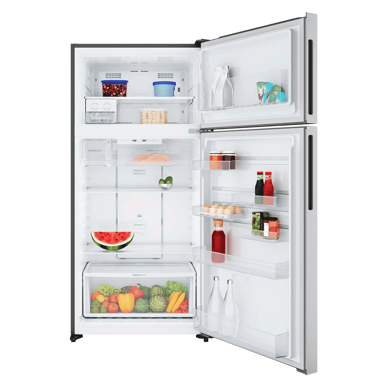 Electrolux 700 Series 503 Litres 1 Star Frost Free Double Door Refrigerator with AI AutoSense (ETM5002C-S, Steel)