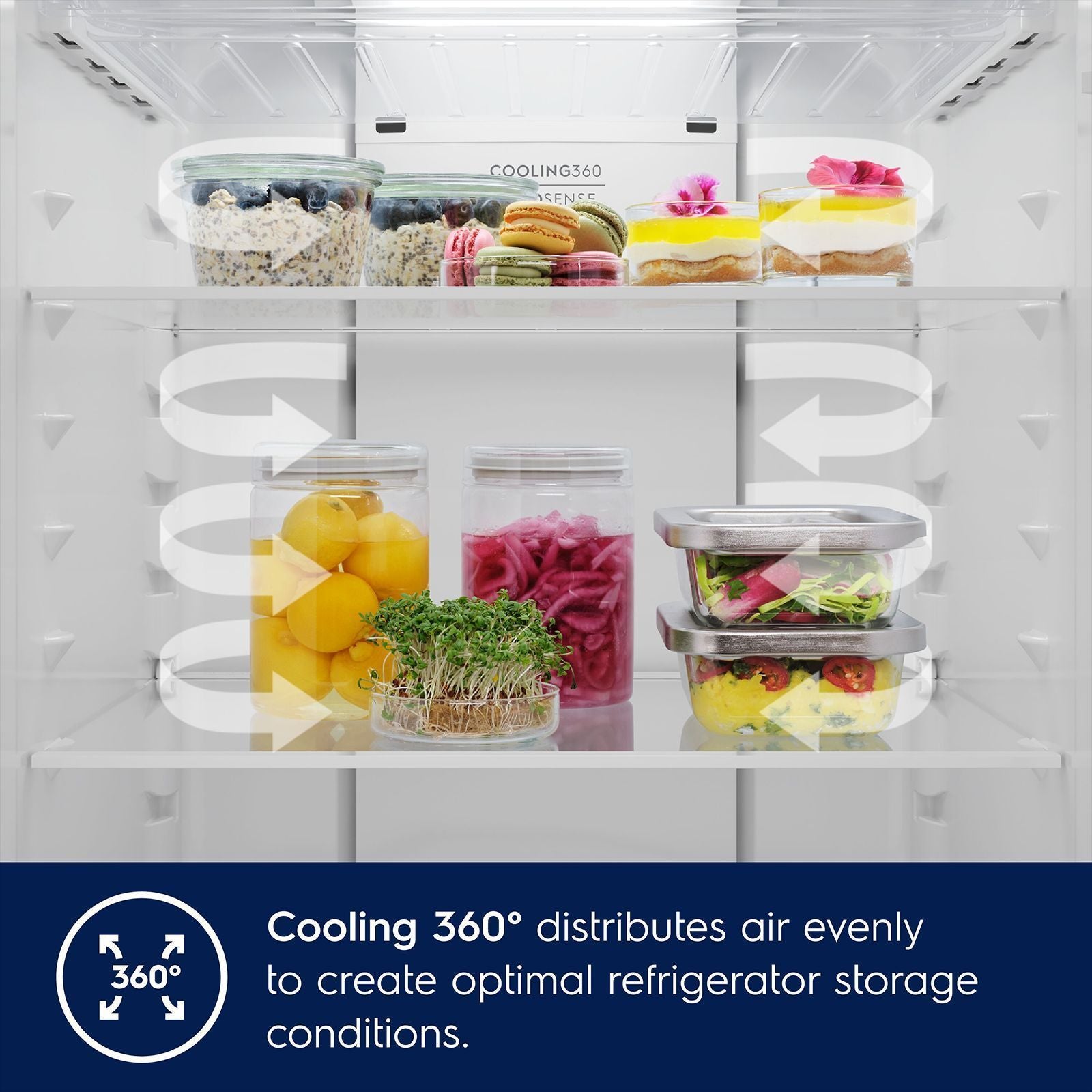 Electrolux 700 Series 503 Litres 1 Star Frost Free Double Door Refrigerator with AI AutoSense (ETM5002C-B, Matt Charcoal Black)