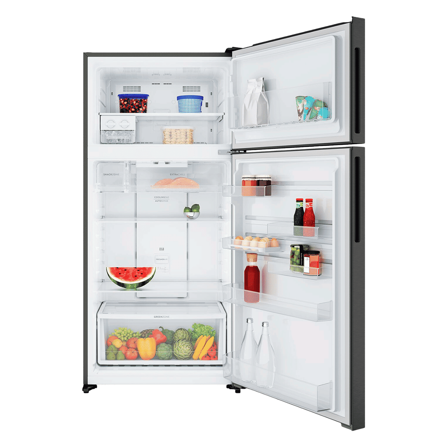 Electrolux 700 Series 503 Litres 1 Star Frost Free Double Door Refrigerator with AI AutoSense (ETM5002C-B, Matt Charcoal Black)