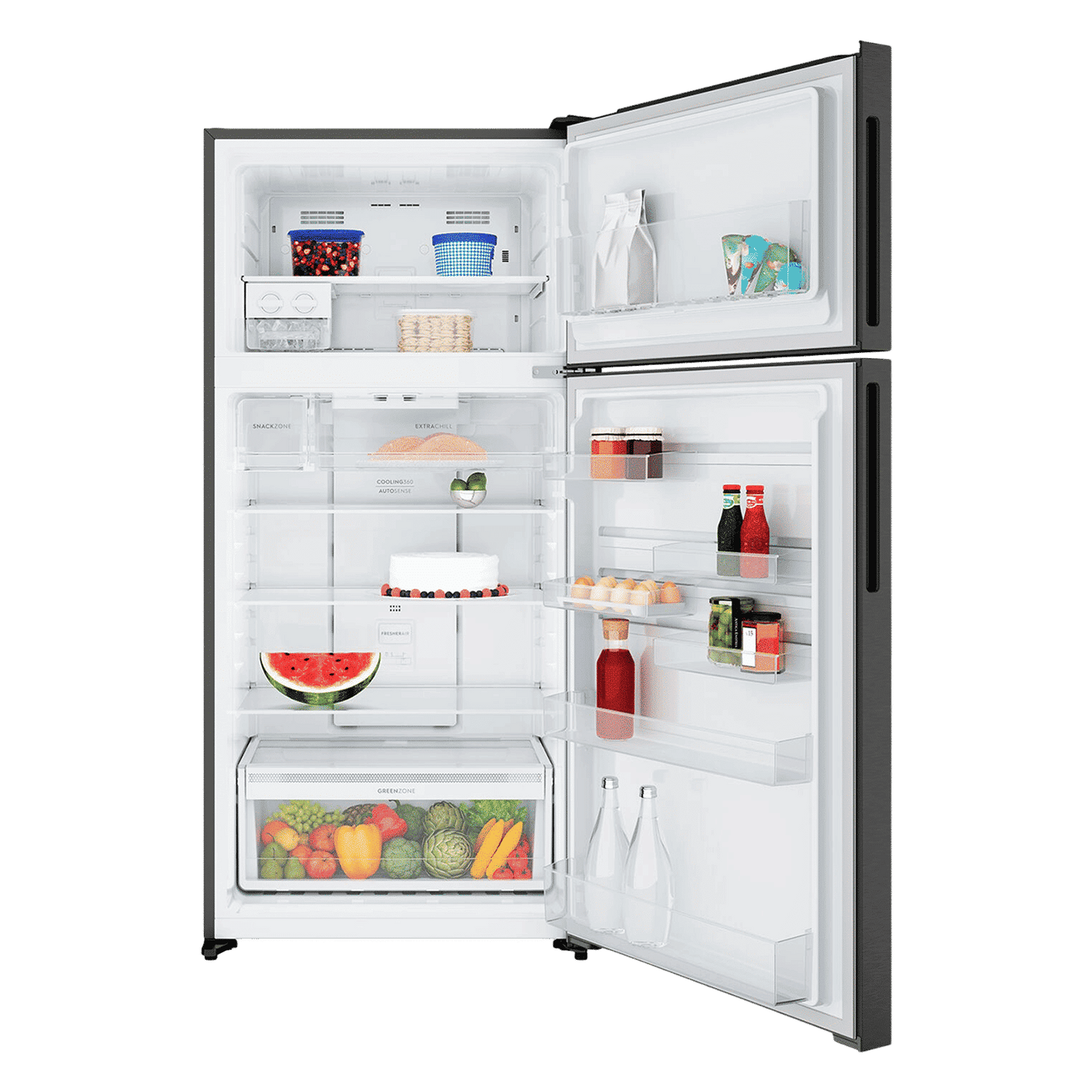 Electrolux 700 Series 503 Litres 1 Star Frost Free Double Door Refrigerator with AI AutoSense (ETM5002C-B, Matt Charcoal Black)