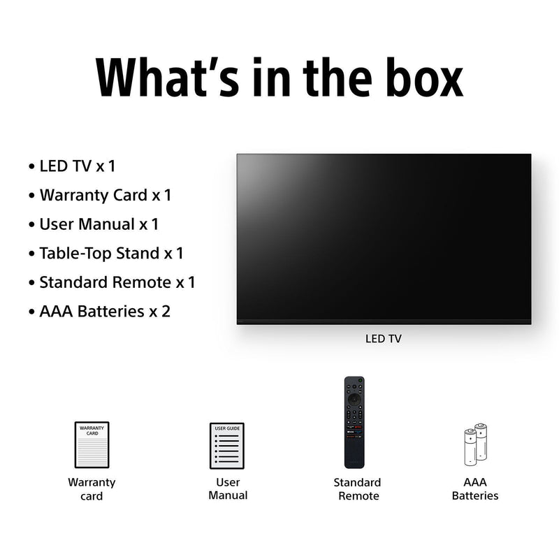 SONY BRAVIA 5 248.9 cm (98 inch) Mini LED 4K Ultra HD Smart Google TV with Dolby Vision & Dolby Atmos (2025 model)
