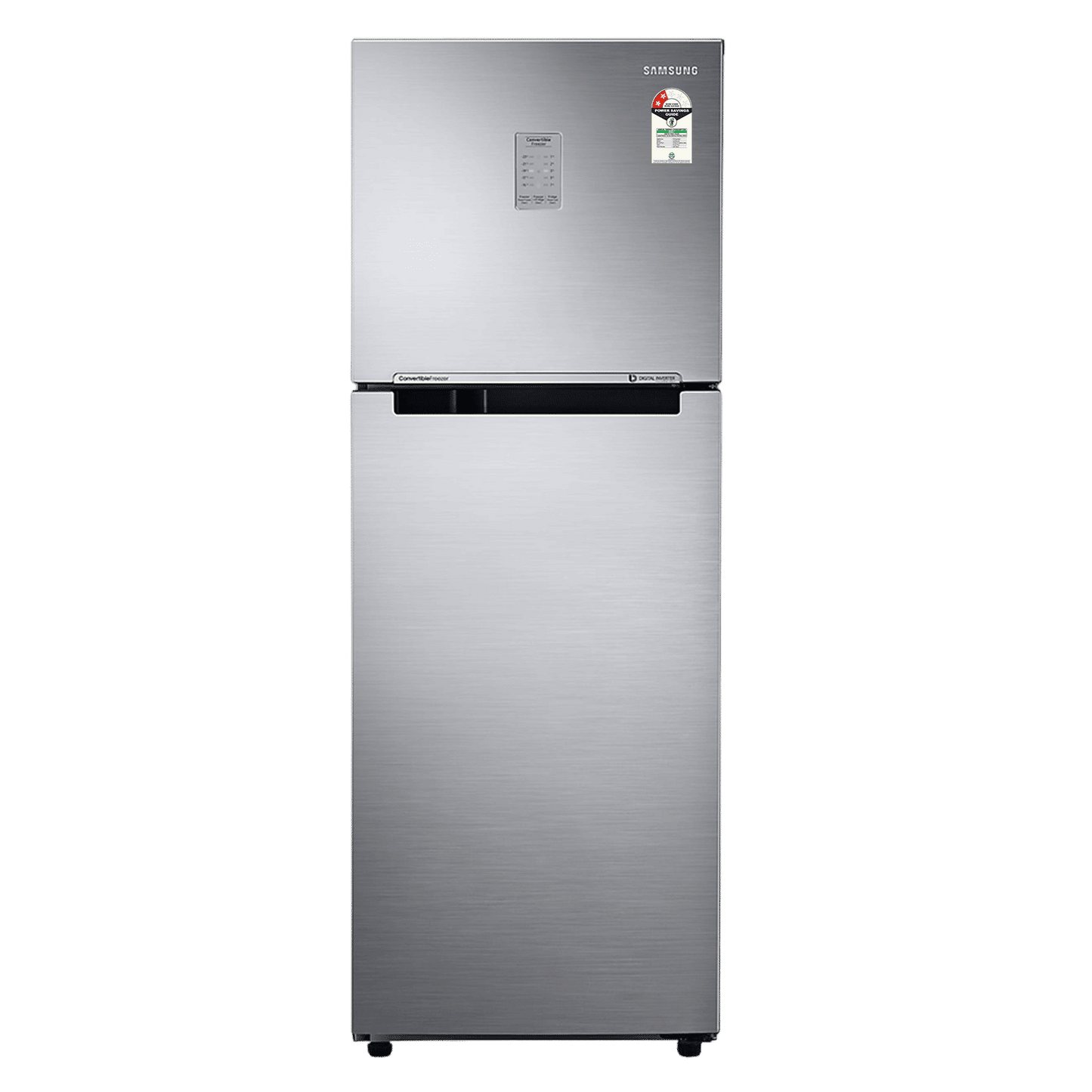 SAMSUNG 236 Litres 2 Star Frost Free Double Door Convertible Refrigerator with Convertible Freezer (RT28C3732S8/HL, Elegant Inox)