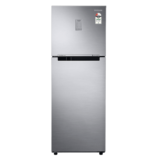 SAMSUNG 236 Litres 2 Star Frost Free Double Door Convertible Refrigerator with Convertible Freezer (RT28C3732S8/HL, Elegant Inox)