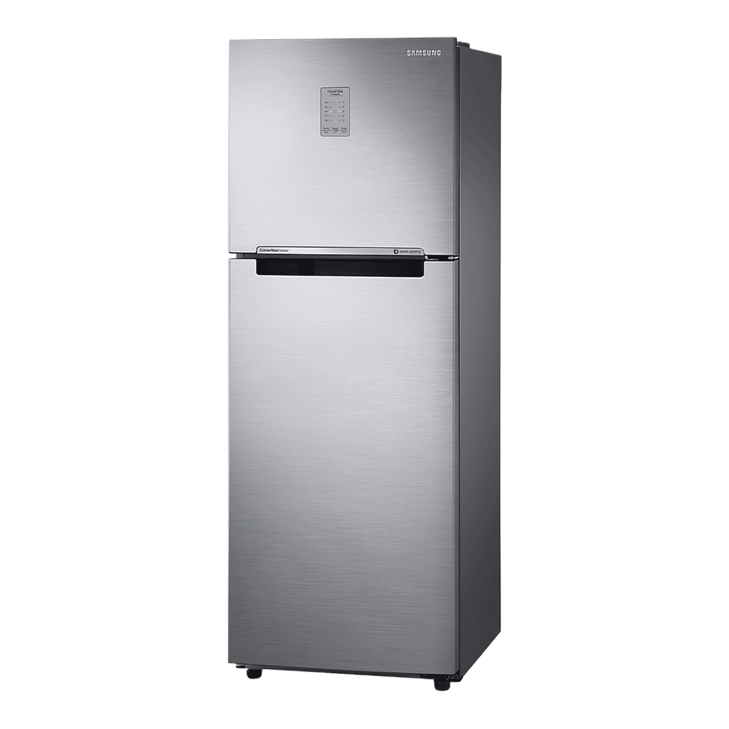 SAMSUNG 236 Litres 2 Star Frost Free Double Door Convertible Refrigerator with Convertible Freezer (RT28C3732S8/HL, Elegant Inox)
