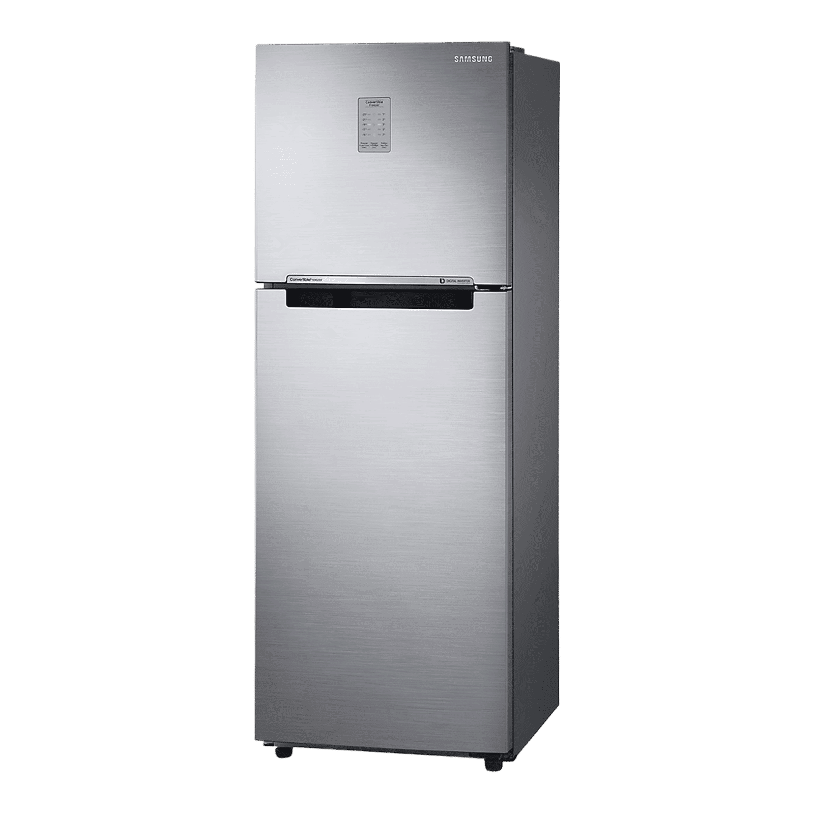 SAMSUNG 236 Litres 2 Star Frost Free Double Door Convertible Refrigerator with Convertible Freezer (RT28C3732S8/HL, Elegant Inox)
