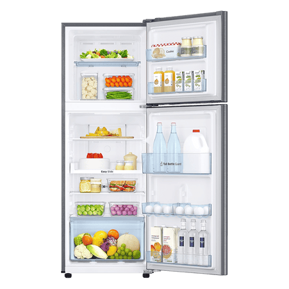 SAMSUNG 236 Litres 2 Star Frost Free Double Door Convertible Refrigerator with Convertible Freezer (RT28C3732S8/HL, Elegant Inox)