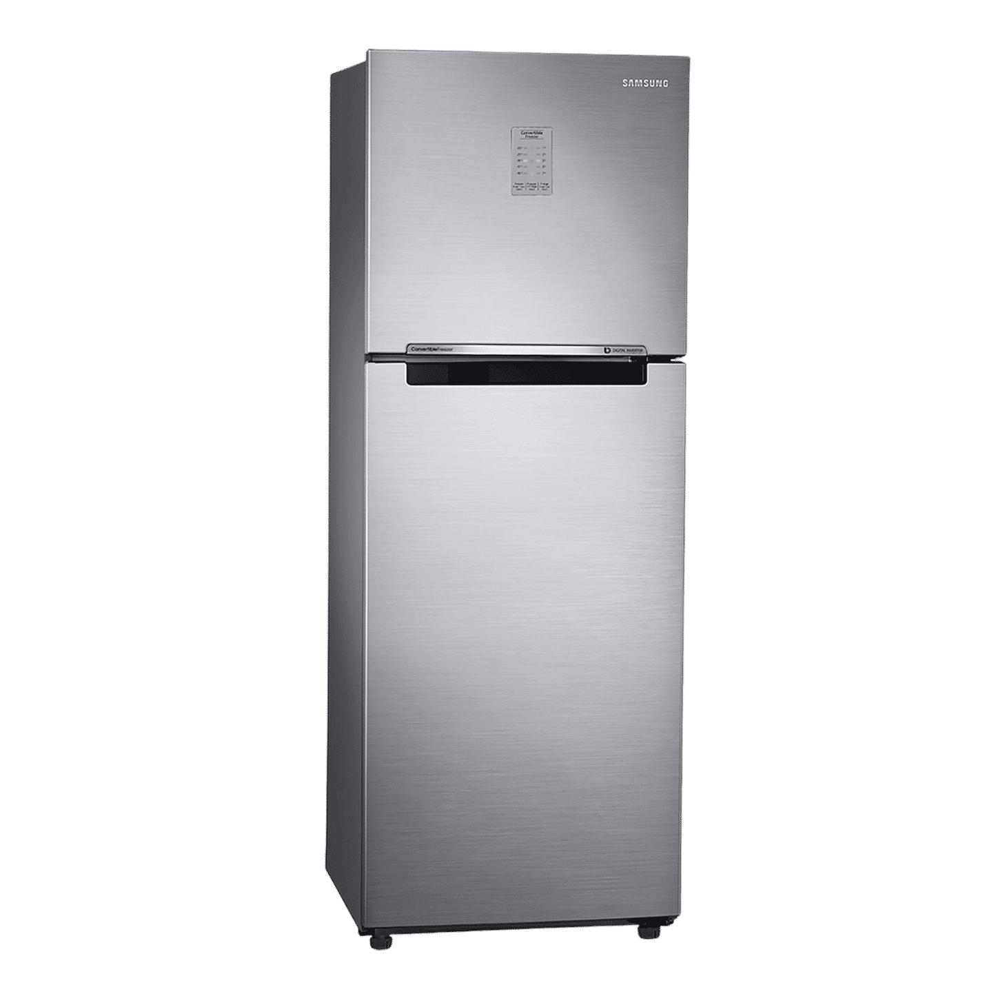 SAMSUNG 236 Litres 2 Star Frost Free Double Door Convertible Refrigerator with Convertible Freezer (RT28C3732S8/HL, Elegant Inox)