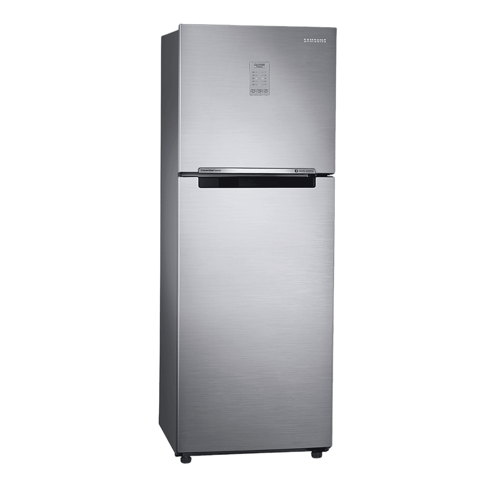 SAMSUNG 236 Litres 2 Star Frost Free Double Door Convertible Refrigerator with Convertible Freezer (RT28C3732S8/HL, Elegant Inox)