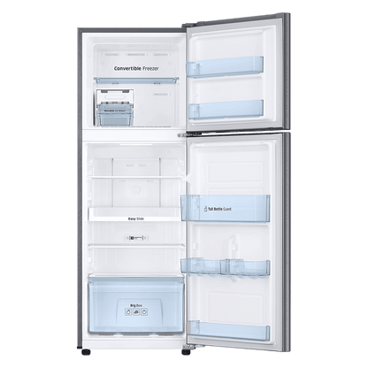 SAMSUNG 236 Litres 2 Star Frost Free Double Door Convertible Refrigerator with Convertible Freezer (RT28C3732S8/HL, Elegant Inox)