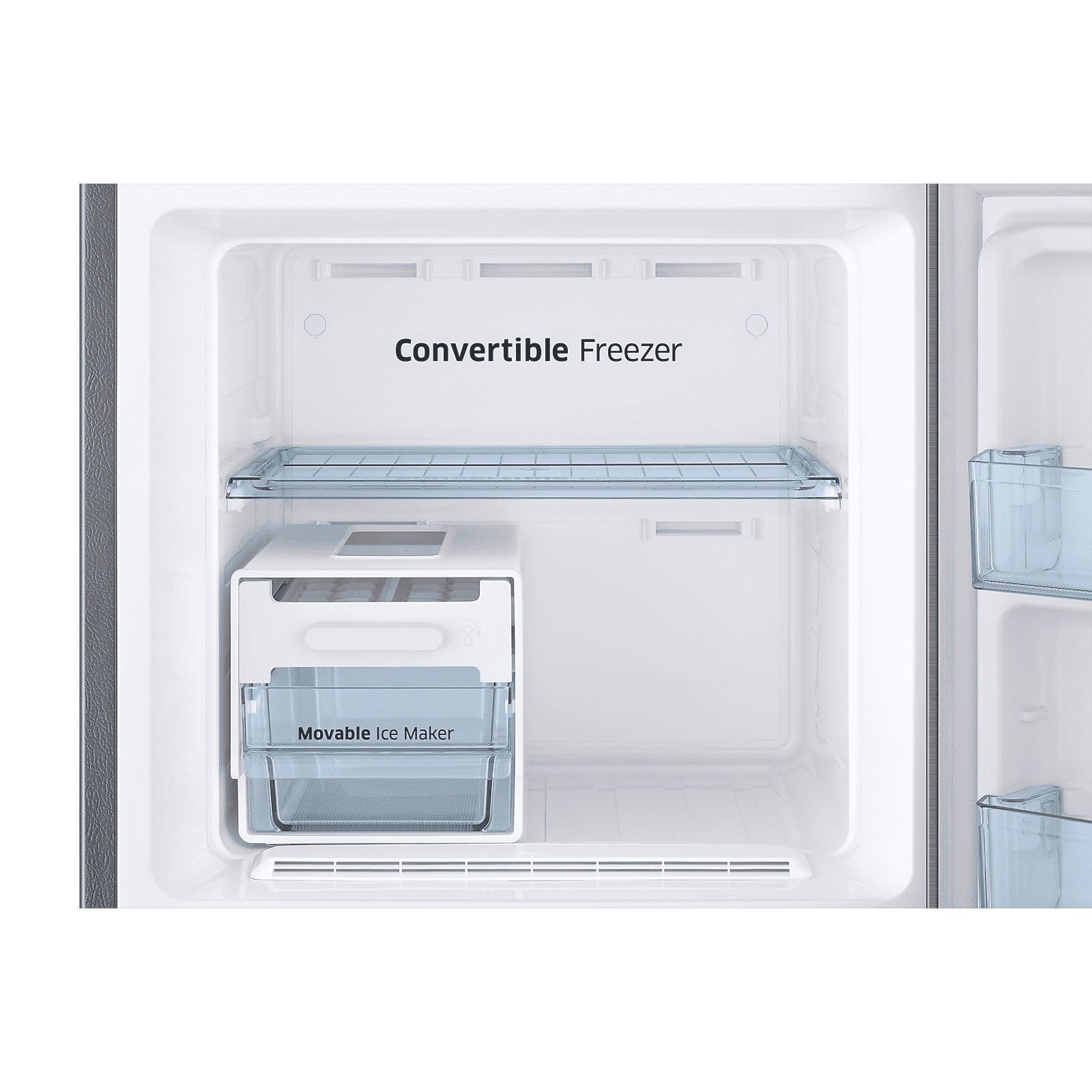 SAMSUNG 236 Litres 2 Star Frost Free Double Door Convertible Refrigerator with Convertible Freezer (RT28C3732S8/HL, Elegant Inox)