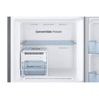SAMSUNG 236 Litres 2 Star Frost Free Double Door Convertible Refrigerator with Convertible Freezer (RT28C3732S8/HL, Elegant Inox)
