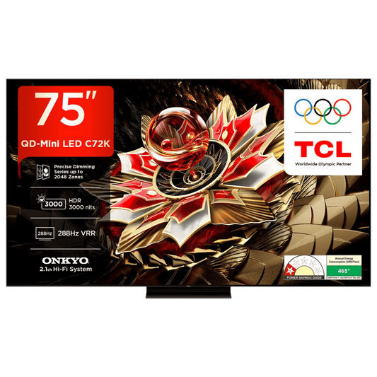 TCL C72K 189 cm (75 inch) 4k Ultra HD Google TV with Precise Dimming Technology (2025 model)