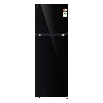 LG 343 Litres 2 Star Frost Free Double Door Convertible Refrigerator with Smart Diagnosis (GL-S382SBMY, Black Mirror)