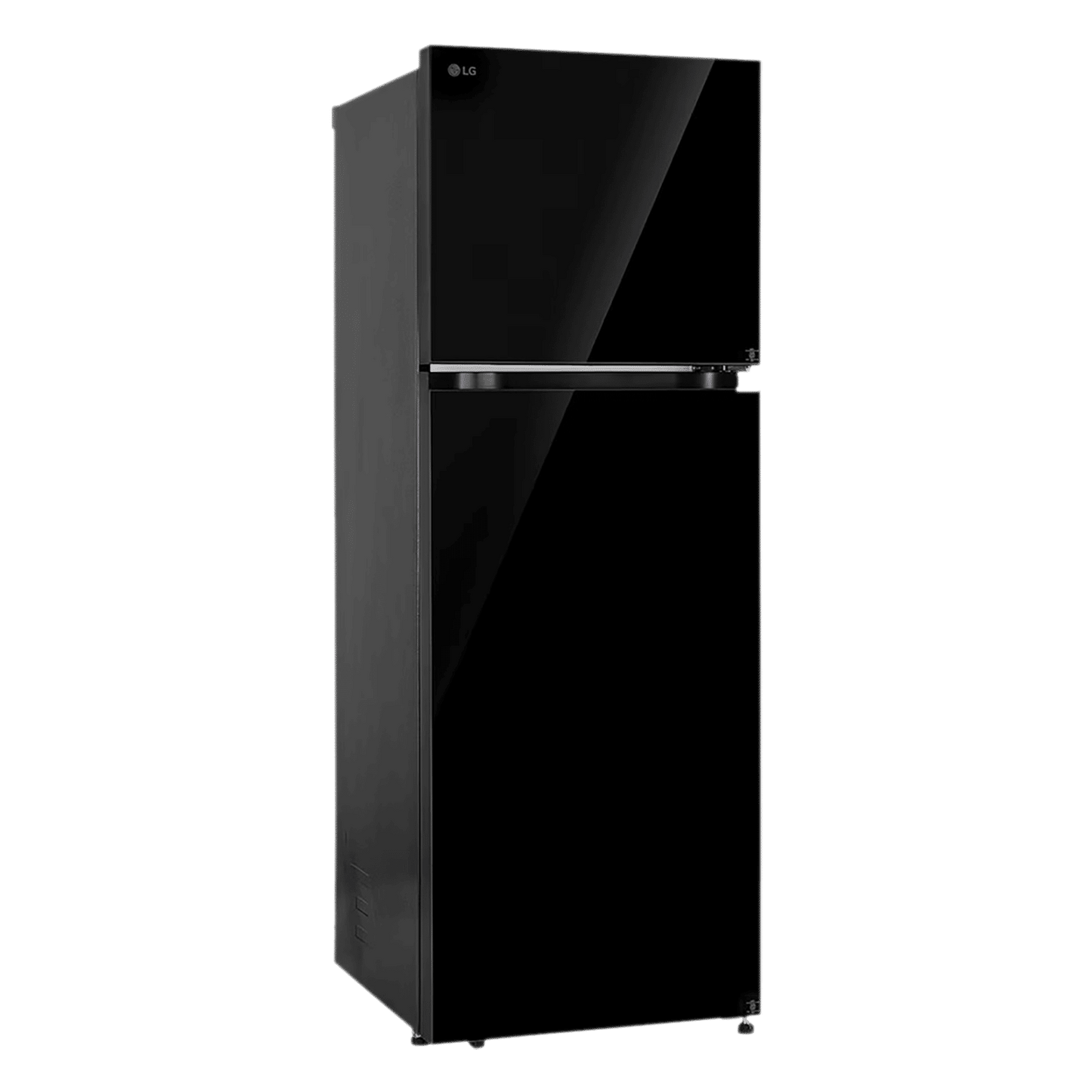 LG 343 Litres 2 Star Frost Free Double Door Convertible Refrigerator with Smart Diagnosis (GL-S382SBMY, Black Mirror)