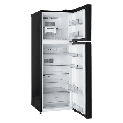 LG 343 Litres 2 Star Frost Free Double Door Convertible Refrigerator with Smart Diagnosis (GL-S382SBMY, Black Mirror)