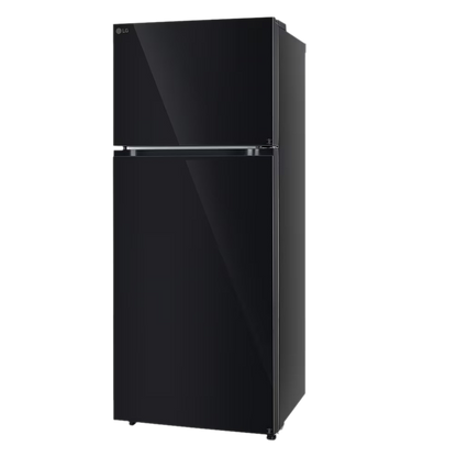 LG 343 Litres 2 Star Frost Free Double Door Convertible Refrigerator with Smart Diagnosis (GL-S382SBMY, Black Mirror)