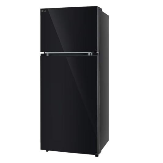 LG 343 Litres 2 Star Frost Free Double Door Convertible Refrigerator with Smart Diagnosis (GL-S382SBMY, Black Mirror)