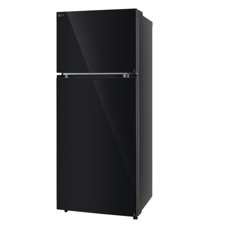 LG 343 Litres 2 Star Frost Free Double Door Convertible Refrigerator with Smart Diagnosis (GL-S382SBMY, Black Mirror)