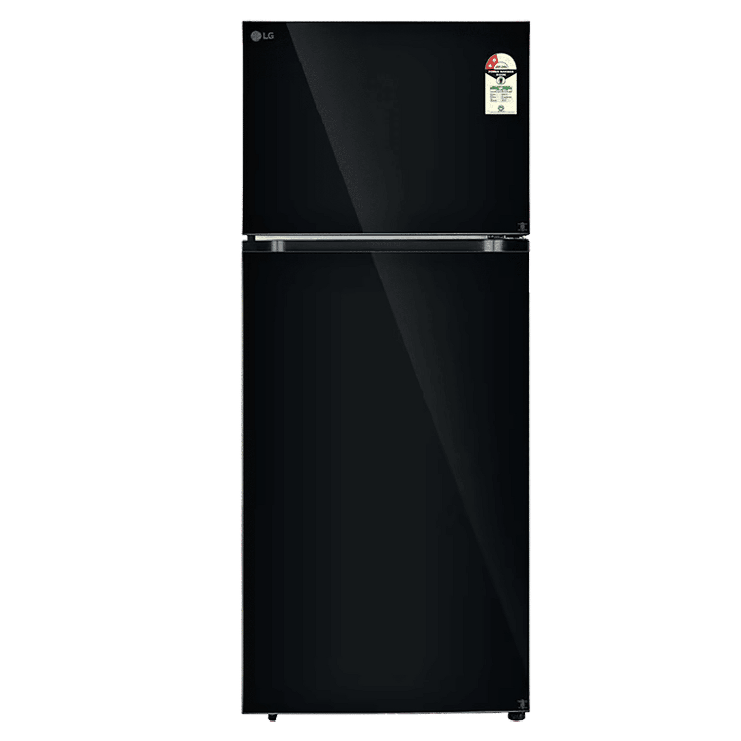 LG 398 Litres 2 Star Frost Free Double Door Convertible Refrigerator with Smart Diagnosis (GL-S422SBMY, Black Mirror)