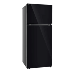 LG 398 Litres 2 Star Frost Free Double Door Convertible Refrigerator with Smart Diagnosis (GL-S422SBMY, Black Mirror)