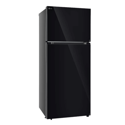 LG 398 Litres 2 Star Frost Free Double Door Convertible Refrigerator with Smart Diagnosis (GL-S422SBMY, Black Mirror)