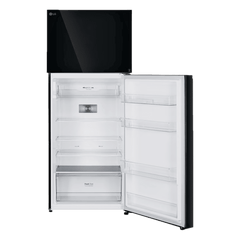 LG 398 Litres 2 Star Frost Free Double Door Convertible Refrigerator with Smart Diagnosis (GL-S422SBMY, Black Mirror)