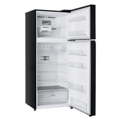LG 398 Litres 2 Star Frost Free Double Door Convertible Refrigerator with Smart Diagnosis (GL-S422SBMY, Black Mirror)