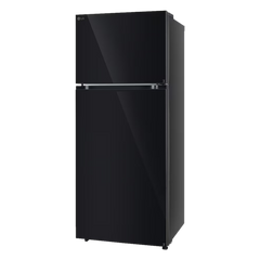 LG 398 Litres 2 Star Frost Free Double Door Convertible Refrigerator with Smart Diagnosis (GL-S422SBMY, Black Mirror)