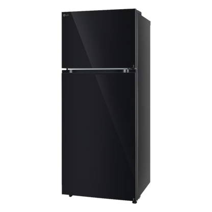 LG 398 Litres 2 Star Frost Free Double Door Convertible Refrigerator with Smart Diagnosis (GL-S422SBMY, Black Mirror)