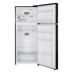 LG 398 Litres 2 Star Frost Free Double Door Convertible Refrigerator with Smart Diagnosis (GL-S422SBMY, Black Mirror)