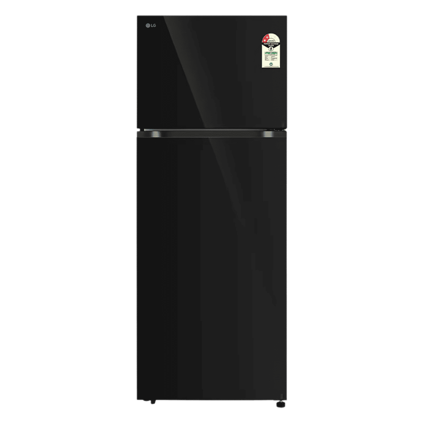 LG 466 Litres 2 Star Frost Free Double Door Convertible Refrigerator with Smart Diagnosis (GL-T492EBMY, Black Mirror)