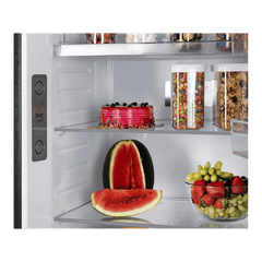 LG 466 Litres 2 Star Frost Free Double Door Convertible Refrigerator with Smart Diagnosis (GL-T492EBMY, Black Mirror)