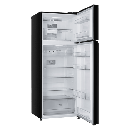 LG 466 Litres 2 Star Frost Free Double Door Convertible Refrigerator with Smart Diagnosis (GL-T492EBMY, Black Mirror)
