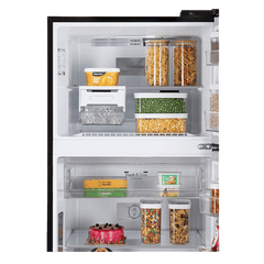 LG 466 Litres 2 Star Frost Free Double Door Convertible Refrigerator with Smart Diagnosis (GL-T492EBMY, Black Mirror)