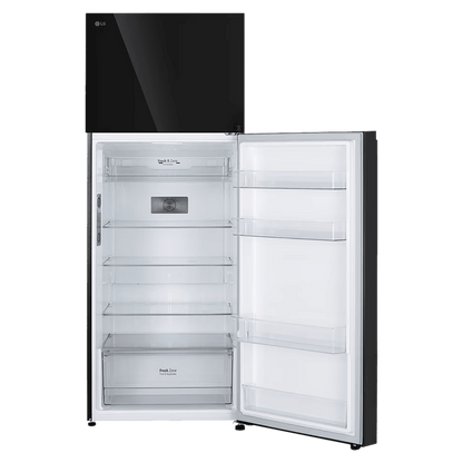 LG 466 Litres 2 Star Frost Free Double Door Convertible Refrigerator with Smart Diagnosis (GL-T492EBMY, Black Mirror)