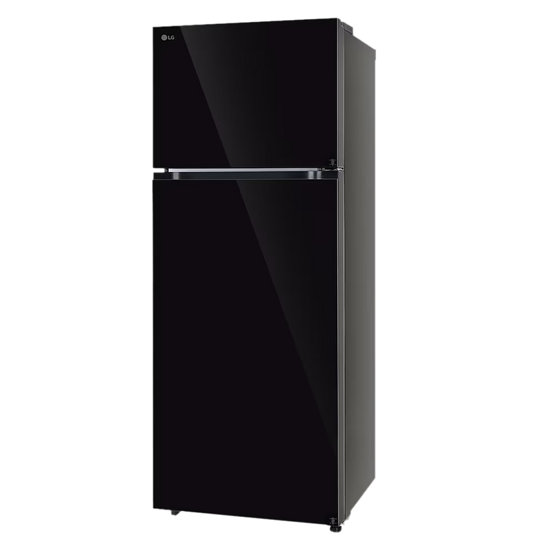 LG 466 Litres 2 Star Frost Free Double Door Convertible Refrigerator with Smart Diagnosis (GL-T492EBMY, Black Mirror)
