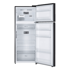 LG 466 Litres 2 Star Frost Free Double Door Convertible Refrigerator with Smart Diagnosis (GL-T492EBMY, Black Mirror)