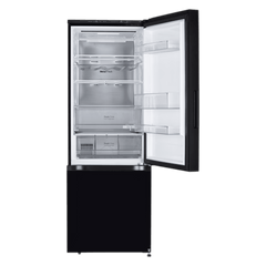 LG 340 Litres 3 Star Frost Free Double Door Bottom Mount Convertible Refrigerator with Smart Diagnosis (GL-B382EBMX, Black Mirror)