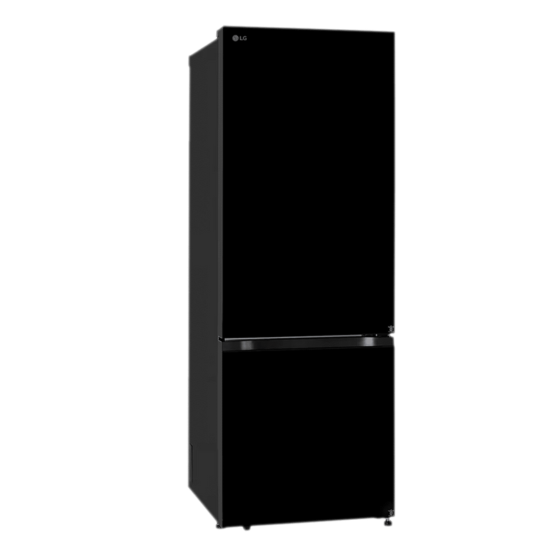 LG 340 Litres 3 Star Frost Free Double Door Bottom Mount Convertible Refrigerator with Smart Diagnosis (GL-B382EBMX, Black Mirror)