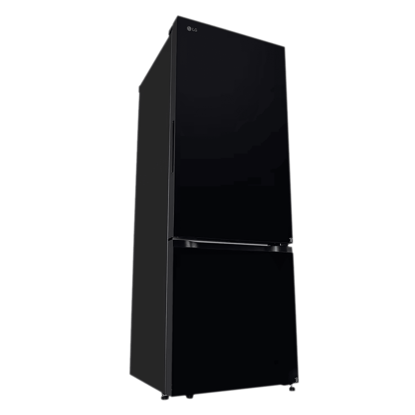 LG 340 Litres 3 Star Frost Free Double Door Bottom Mount Convertible Refrigerator with Smart Diagnosis (GL-B382EBMX, Black Mirror)