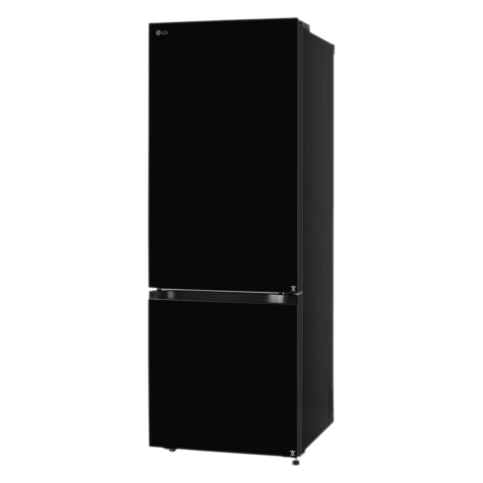 LG 340 Litres 3 Star Frost Free Double Door Bottom Mount Convertible Refrigerator with Smart Diagnosis (GL-B382EBMX, Black Mirror)