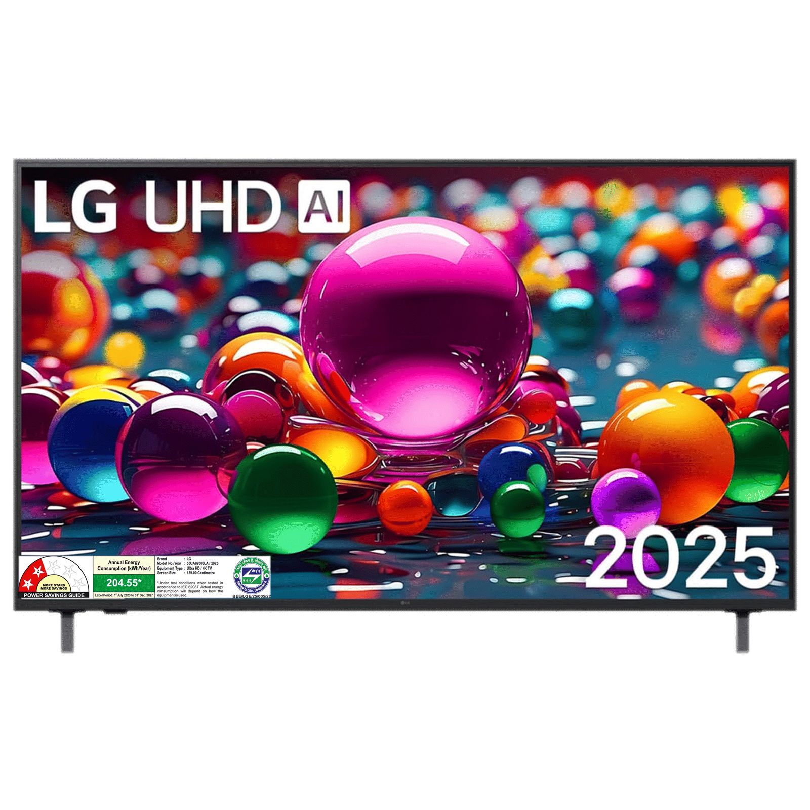 LG UA8200 139 cm (55 inch) 4K Ultra HD Smart WebOS TV with Dolby Atmos (2025 Model)