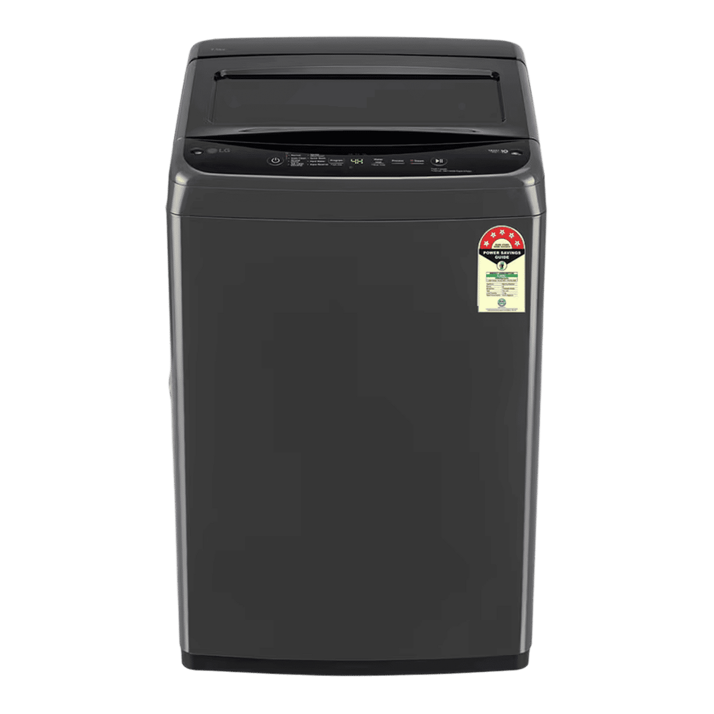 LG 7.5 kg 5 Star Inverter Fully Automatic Top Load Washing Machine (T75VBMB1S.ABMQEIL, In-Built Heater, Middle Black)