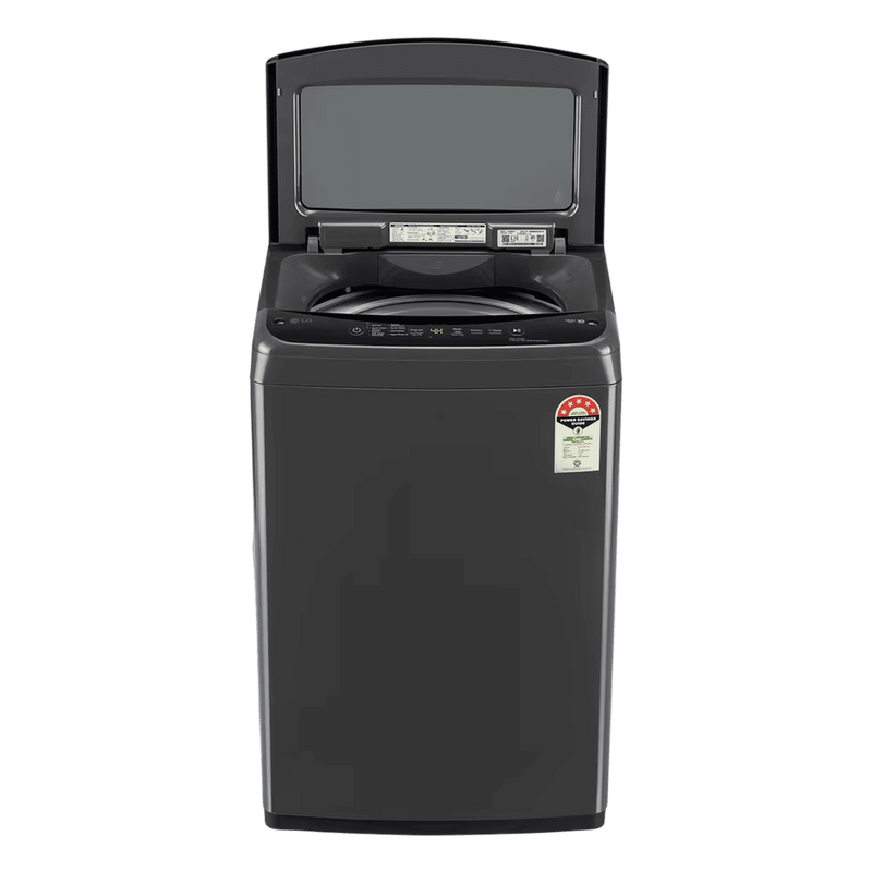 LG 7.5 kg 5 Star Inverter Fully Automatic Top Load Washing Machine (T75VBMB1S.ABMQEIL, In-Built Heater, Middle Black)