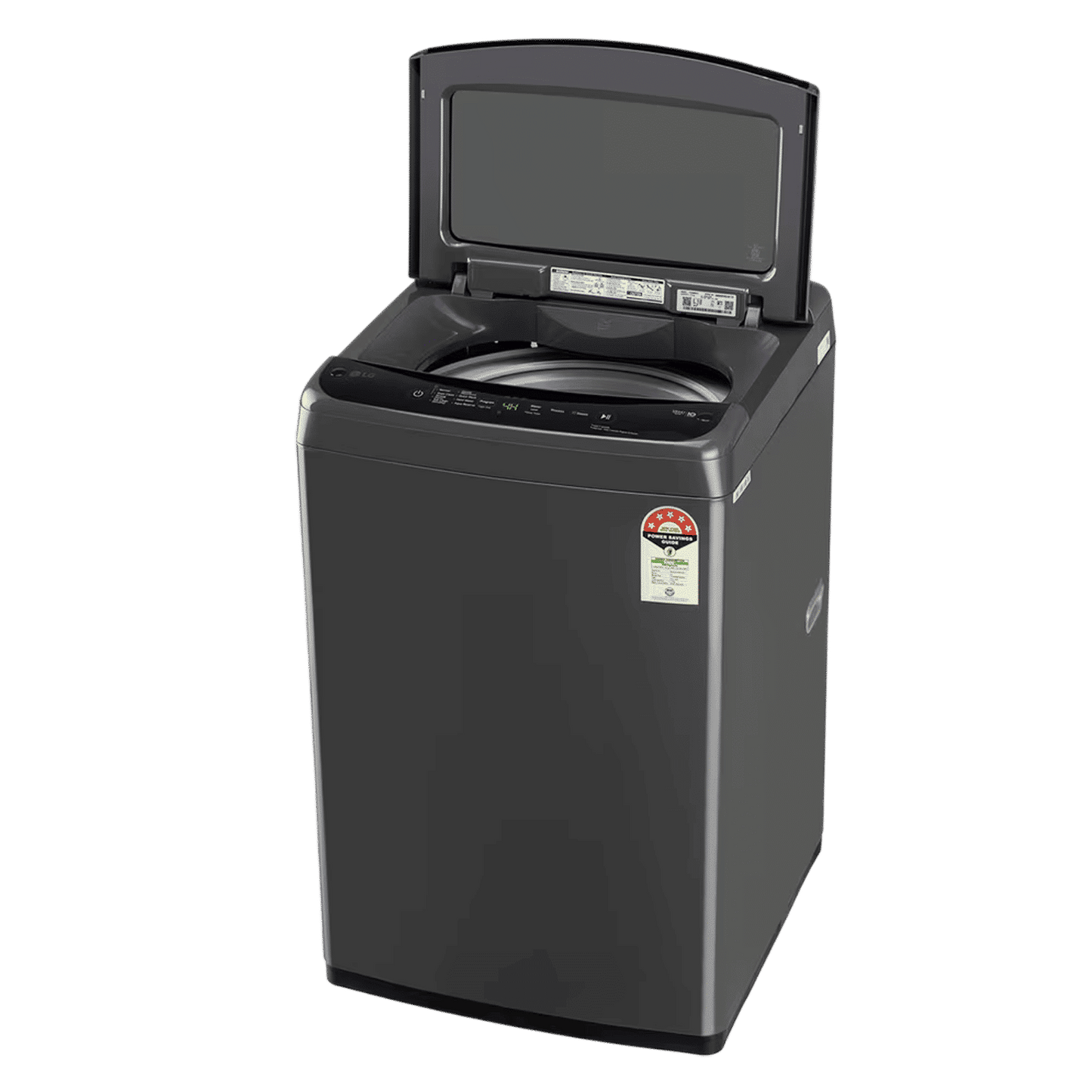 LG 7.5 kg 5 Star Inverter Fully Automatic Top Load Washing Machine (T75VBMB1S.ABMQEIL, In-Built Heater, Middle Black)