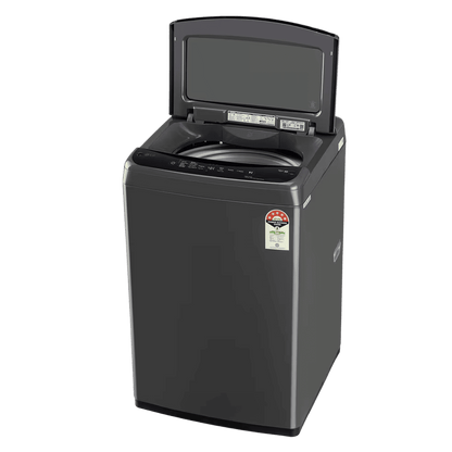 LG 7.5 kg 5 Star Inverter Fully Automatic Top Load Washing Machine (T75VBMB1S.ABMQEIL, In-Built Heater, Middle Black)